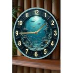 Kututr Derin Mavi – Atlantis Zamanı 3D Duvar Saati Sdw262,Sdw262 33 X