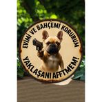 Kututr "Evim Ve Bahçemi Korurum" Temalı Uv Baskılı Mdf Duvar Süsü – Dt030,Dt030 33 X