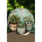 Kututr Evinize Doğanın Zarafetini Taşıyın Uv Baskılı 3D Gürünümlü Duvar Süsü – 33X33 Cm & 20X20 Dt164,Ahşap Dt164 33 X