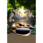 Kututr Evinize Huzur Ve Estetik Katacak Uv Baskılı 3D Gürünümlü Mdf Duvar Süsü – 33X33 Cm & 20X20 Dt117,Ahşap Dt117 33 X