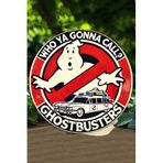 Kututr Ghostbusters Temalı Uv Baskılı 3D Gürünümlü Mdf Duvar Süsü "Who Ya Gonna Call?" Dt031,Dt031 20 X
