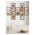 kutuTR Modern Style 7 Parça Dekoratif MDF Çerçeve Görünümlü Tablo Seti, 8692016032438
