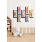 kutuTR Modern Style 7 Parça Dekoratif MDF Çerçeve Görünümlü Tablo Seti, 8692016032841