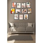 Kututr Modern Style Dekorize Mdf 11 Parça Çerçeve Görünümlü Tablo Set 1110,Karışık 30 X 40