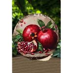 Kututr Nar Temalı Uv Baskı 3D Gürünümlü Mdf Duvar Süsü – 33X33 Cm & 20X20 Dt173,Ahşap Dt173 33 X