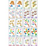 KutuTR Notpa 16 Parça Eşyalar Zeka Kartları Eşleştirme Oyunu Hafıza Kartı Ahşap Eğitici Puzzle Oyuncak