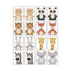 kutuTR Notpa 16 Parça Hayvanlar Zeka Kartları Eşleştirme Oyunu Hafıza Kartı Ahşap Eğitici Puzzle Hyv 2
