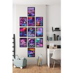kutuTR Notpa Dekorize Mdf 11 Parça 3 mm Çerçeve Görünümlü Paradise Retro Tablolar 8692016033022