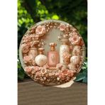 Kututr Romantik Vintage Dokunuş Uv Baskı 3D Gürünümlü Mdf Duvar Süsü – 33X33 Cm & 20X20 Dt196,Ahşap Dt196 33 X