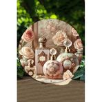 Kututr Vintage Zarafeti Uv Baskı 3D Gürünümlü Mdf Duvar Süsü – 33X33 Cm & 20X20 Dt192,Ahşap Dt192 33 X