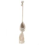 Kuuddker Boho Makrome Hava Bitki Askısı Tillandsia Asılı Sepet Halat Tutucu Çiçek Dekorasyon (10 CM)