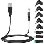 Kuuddker Evrensel 5 V USB Güç Kablosu, USB DC Güç Kablosu, Android Televizyonlar, Tablet, Güç Bankası, Oyuncak için 8 Konnektör Tipi