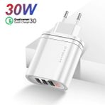 Kuulaa Mirror 3 Usb Qc3.0+pd 30w Hızlı Şarj Dijital Ekran Şarj Başlık