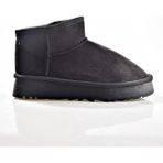 Kuum London K11Y02 Kadın Içi Tüylü Kısa Boy Ugg Bot - Siyah