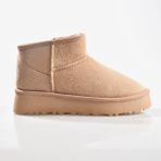 Kuum London K11Y02 Kadın Içi Tüylü Kısa Boy Ugg Bot - Vizon