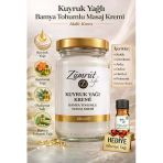 Kuyruk Yağı Kremi Bamya Tohumlu Masaj Ve Bakım Kremi 100 Ml + Hediye Biberiye Yağı