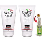 Kuyruk Yağı Masaj Jeli Plus: 2 Tane 50 ml Konsantre Formül + Çörek Otu Yağı - 2li