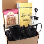 Kuyucaklı Yusuf Kitabı & Siyah French Press & Siyah Mat Kupa & Colombian Taze Filtre Kahve