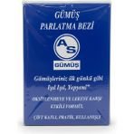 Kuyumcu Gümüş Parlatma Bezi 2'li - Takı Temizleme Bezi 20X25 cm - Gümüş - Gri