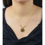 Kuyumcu Nurettin 6.50 gr (Gram) Dorika Yonca Kolye 22 Ayar Altın