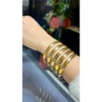 Kuyumcu Nurettin Alyans Düz Desenli Şarnel 17 gr 22 Ayar Altın Bilezik