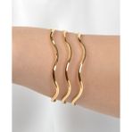 Kuyumcu Nurettin Dalgalı Ajda Yatırımlık İşçiliksiz 8 gr 22 Ayar Altın Bilezik