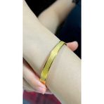 Kuyumcu Nurettin Düz Kum Desenli Yatırımlık 15 gr 22 Ayar Altın Bilezik