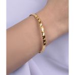 Kuyumcu Nurettin Kalemli Noktalı Üçlü Adana Burma Yatırımlık İşçiliksiz 30 gr 22 Ayar Altın Bilezik