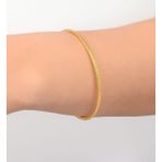 Kuyumcu Nurettin Simli Ajda Yatırımlık İşçiliksiz 12 gr 22 Ayar Altın Bilezik