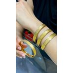 Kuyumcu Nurettin Trabzon Bilezik Yatırımlık İşçiliksiz 9 gr 22 Ayar Altın Bilezik