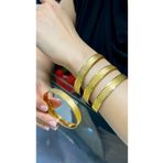 Kuyumcu Nurettin Trabzon Bilezik Yatırımlık İşçiliksiz 9 gr 22 Ayar Altın Bilezik