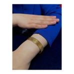 Kuyumcu Nurettin Yatırımlık İşçiliksiz Oluklu Ajda Desenli Şarnel 15 gr 22 Ayar Altın Bilezik