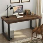 Kuzela Ahşap Metal Ayaklı Çalışma Masası - 60X140X75 - Çam
