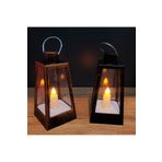 kuzenler store Dekoratif Pilli Led Mumlu Kandil Asılabilir Fener