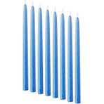 Kuzey 10 Adet Blue Candlestıck Mavi Şamdan Mumu Mavi Mum Parlak Mavi Şamdan Mumu Masa Mumu Mavi Kalın Uzun Mum - Açık Mavi