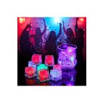 Kuzey 12 Adet Led Işıklı Buz Küpü Led Light Ice Cube Renkli Led Işıklı Vıp Kalite Buz Küpü Club Işıkları