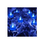 Kuzey 48 ADET MAVİ LED IŞIKLI MUM MAVİ LED MUM MAVİ IŞIKLI MUM IŞIKLI YILBAŞI MUMU BLUE LED LİGHT CANDLES MAVİ