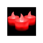 Kuzey 48 PCS RED LİGHT CANDLES 48 ADET KIRMIZI LED IŞIKLI MUM KIRMIZI LED MUM METALİK KIRMIZI IŞIKLI MUM KIRMIZI