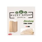 KUZEY AHŞAP 50 Adet Abeslang Dil Basma Çubuğu.