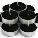 Kuzey Dekor Düğün Mumları Black Tea Light Candle Siyah Tea Light Mum Vıp Kalite Siyah Mum 100 Adet Mum