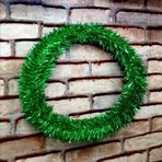 Kuzey Gün Işığı Led Işıklı Garland 5 Metre Led Işıklı Parlak Metalik Yeşil Çam Dalı Işıklı Yeşil Garland