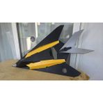 Kuzey Hobi F-117 Nighthawk Fotoblok Rc Model Uçak Tam Paket Kit Flysky I6X Kumandalı