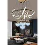 Kuzey Ithal Küre 4 Toplu LED Avize - 1 - Gold