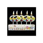 Kuzey Mickey Mouse Bırthday Candle Vıp Kalite Mickey Mouse Pasta Mumu 5 Adet Mickey Mouse Doğum Günü Mumu