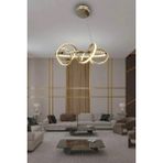 Kuzey Modern Sarkıt LED Avize 40 cm - 2 - Krom
