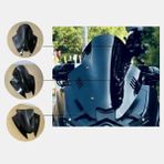 Kuzey Motor Yamaha N-Max Modifiye Ön Tur Camı 2017-2024 - Standart - Siyah
