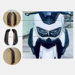 Kuzey Motor Yamaha X-max Bacak Koruma Rüzgarlık 2018-2022 Siyah