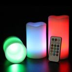 Kuzey Oyuncak 12 Adet Işıklı LED Mum Rgb Kumandalı Renkli LED Işıklı Mum Sevgililer Gününe Özel Dekor Işıklı Mum