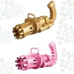 Kuzey Oyuncak 2 Adet Pembe Gold Çoklu Köpük Atan Köpük Tabancası Vıp Bubbles Gun Pilli Baloncuk Tabancası 20X7 cm - Renkli
