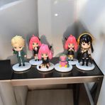 Kuzey Oyuncak ANİME MANGA 6 LI SET ANİME CASUS X AİLE ANİME BİBLO MODEL BEBEK ANİME FİGÜRLERİ ANİME KARAKTERLERİ